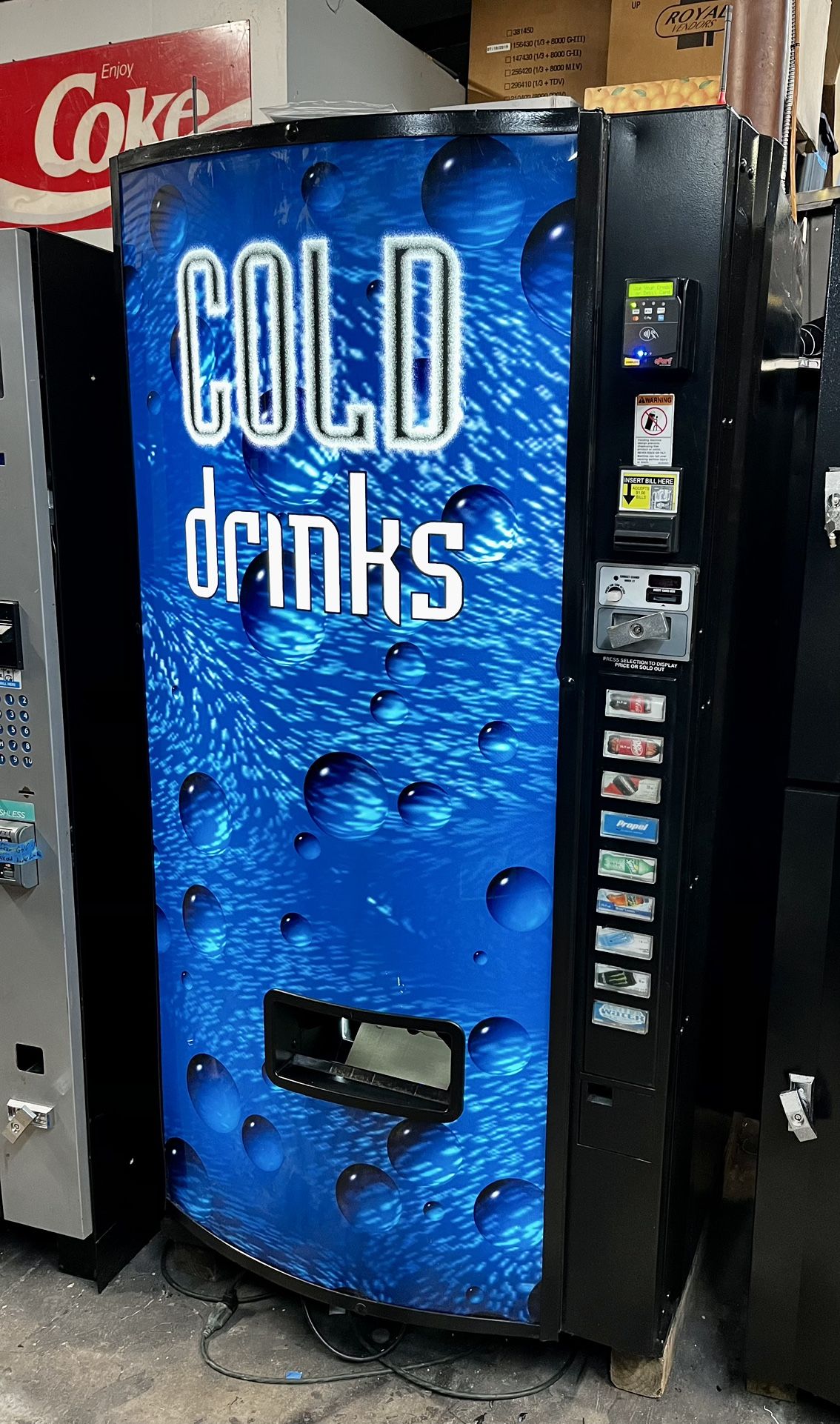 Vending Machines. Drink