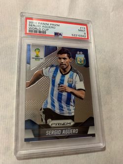 Psa 9 2014 panini prizim aquero World Cup 2014