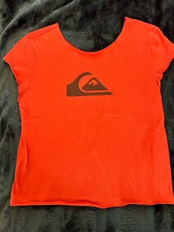 Orange women shirt sleeveless medium