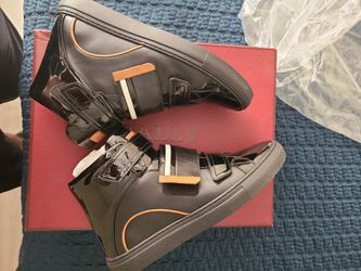 BALLY Herick 500 Black Patent Leather Sz7D