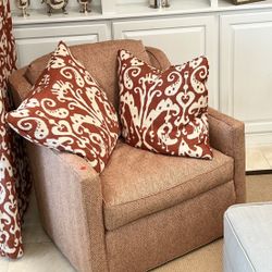 Beautiful Chair With Two Pillows 