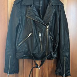 AllSaints Women's Leather Biker Jacket 8
