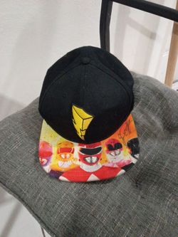 Mighty Morphin power ranger hat, with authentic autograph from Tommy (Jason David Frank)