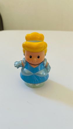 Little People Disney Princess Cinderella Blue Dress Figure