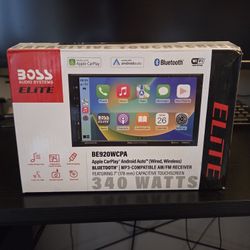 BOSS BE 920WCPA Apple CarPlay Android Auto Double DIN Radio