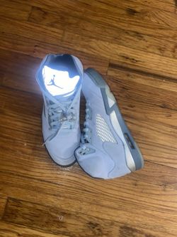  Baby Blue Jordan 5’s