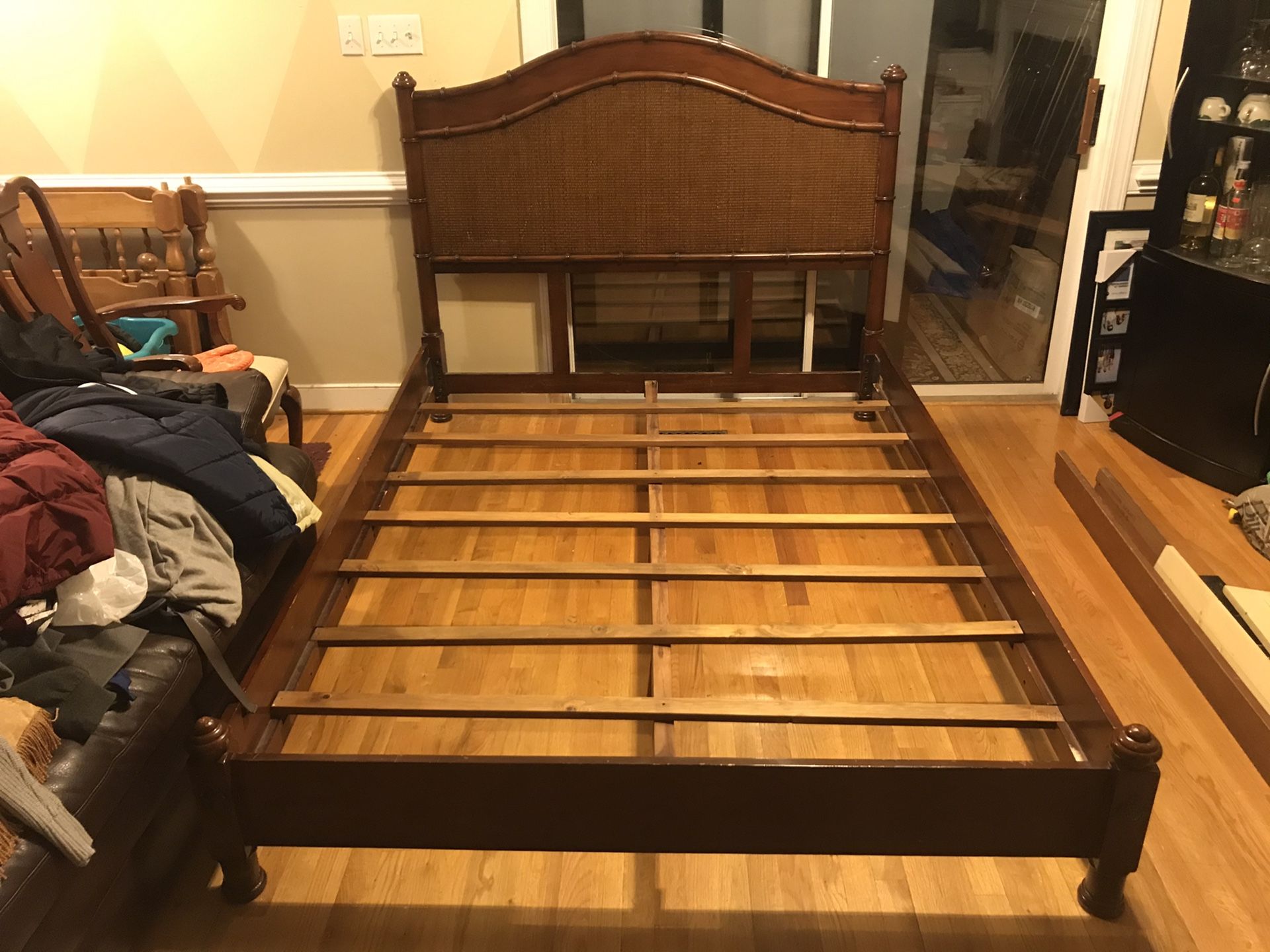 Beautiful queen size bed frame