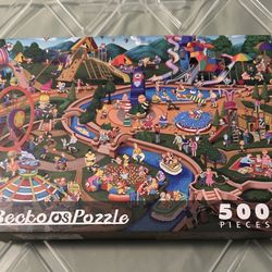 Becko US Jigsaw Puzzles 500 Pieces Puzzles 500 Piece Puzzles for Kids and Adults (Theme Park)