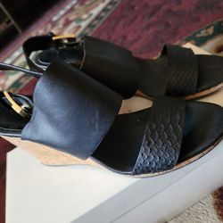 Calvin Klein Black Wedges