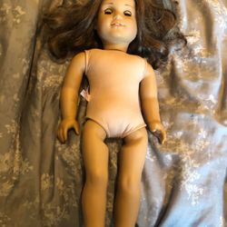 American girl doll good condition except hair!