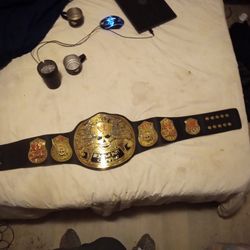 Smoking Skull World Title Belt 