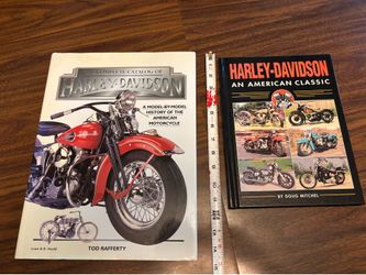 Vintage Harley Davidson book lot of 2