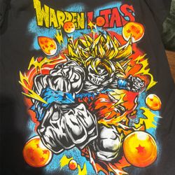 Warren Lotas Size XL Goku Dragon Ball Z Shirt $180