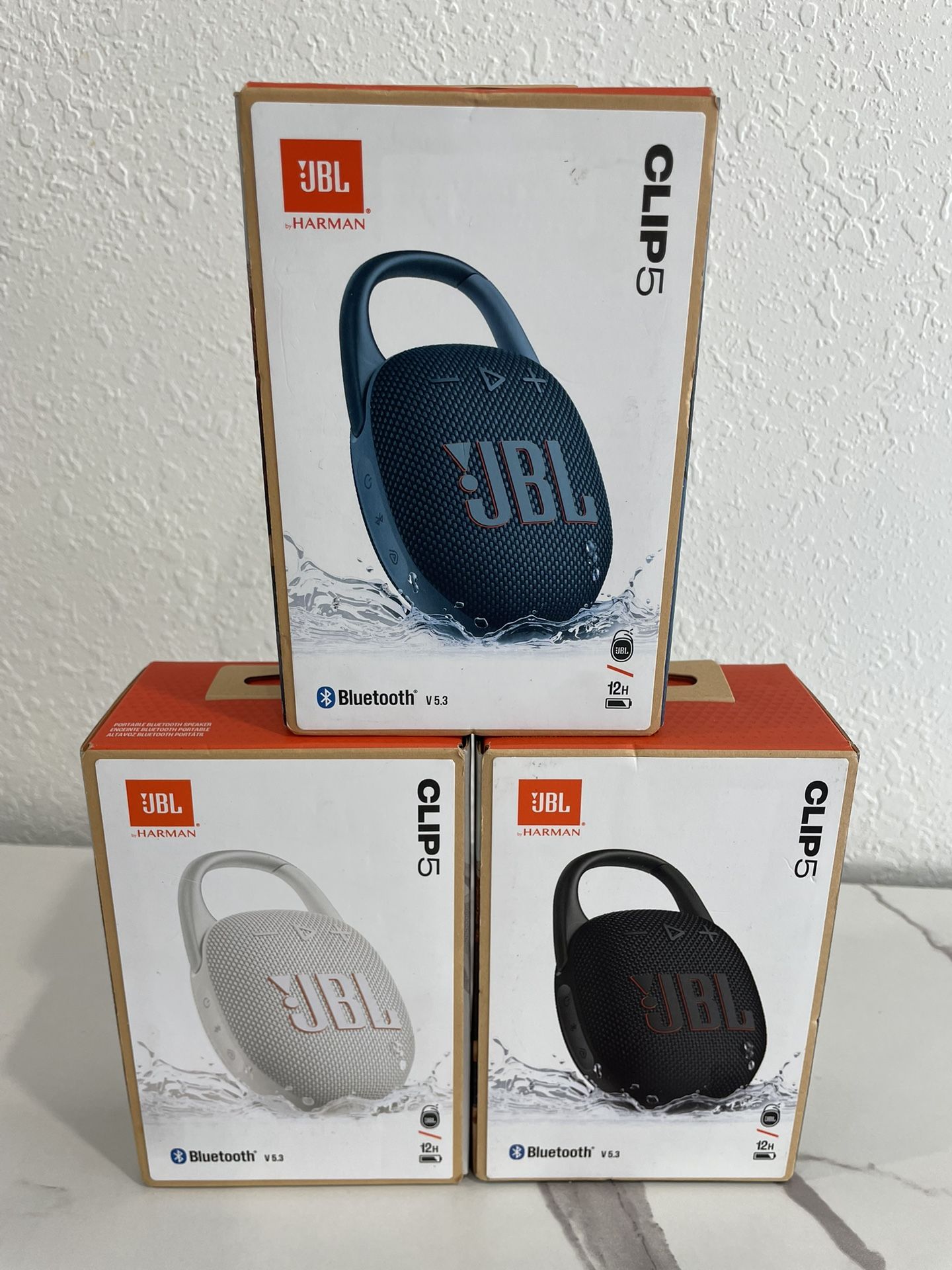 Jbl clip 5 speaker Bluetooth bocinas parlantes equipos de sonido música