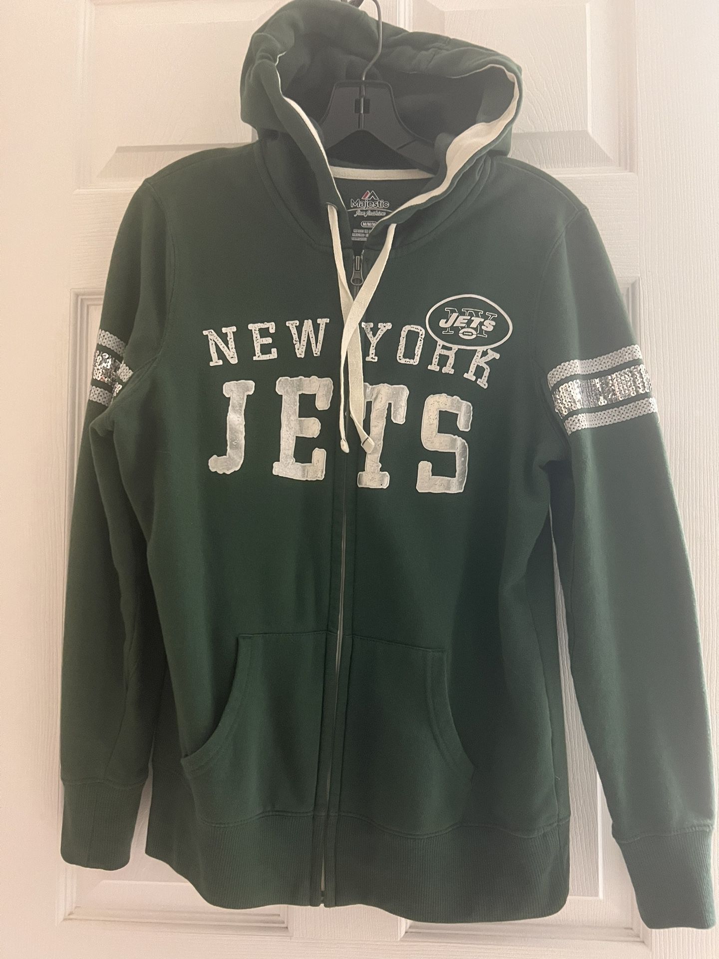 Jacket Zipper & Hoodie with bling JETS Football