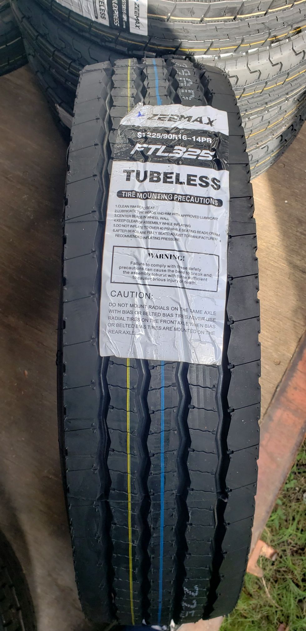 225/90/16 NEW TRAILER TIRES 14PLY FOR 150 EACH WITH EVERYTHING INCLUDED TAX INCLUDED FINANCING AVAILABLE NO CREDIT CHECK, 90 DAYS SAME AS CASH