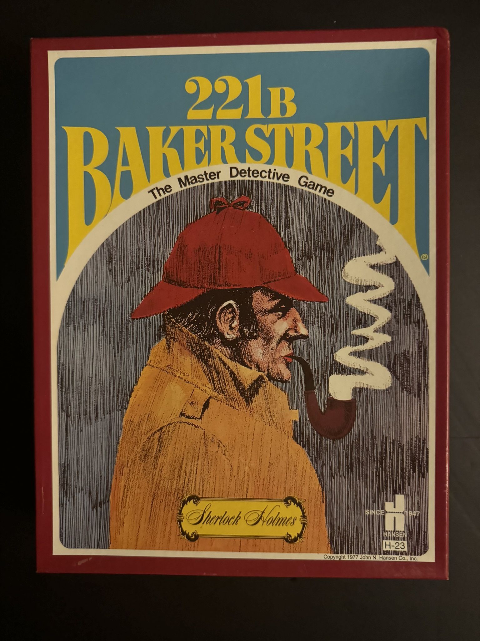 Vintage 221B Baker Street Game – Sherlock Holmes – 1977