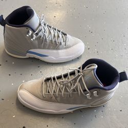Air Jordan 12 Retro Grey Universal Blue Size 11