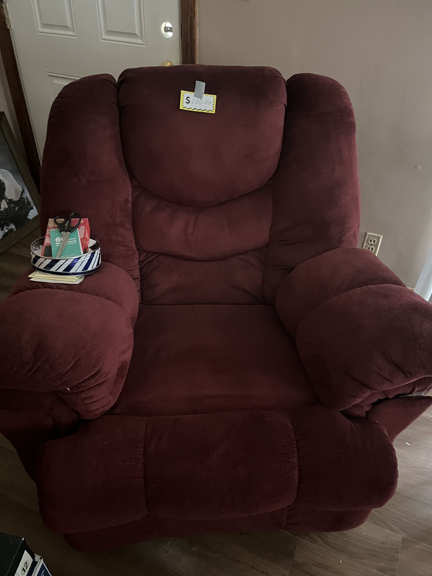 Burgundy Rocker Recliner