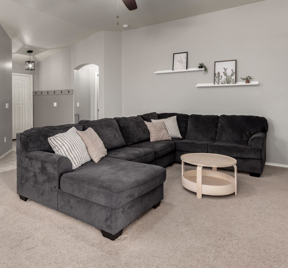 Living Spaces Sectional Couch