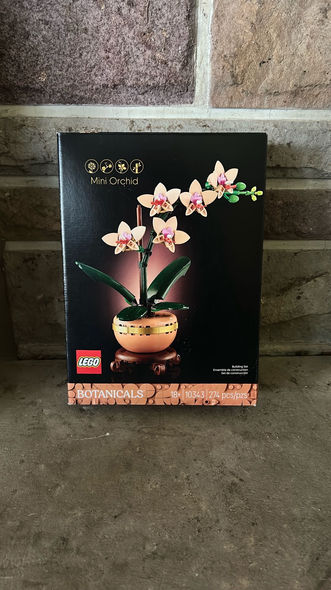 Mini Orchid Lego Set