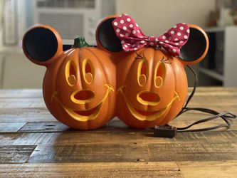 Vintage Mickey & Minnie Mouse Halloween Blow Mold
