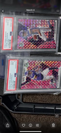 Justin Jefferson rookie pink camo and nfl debut