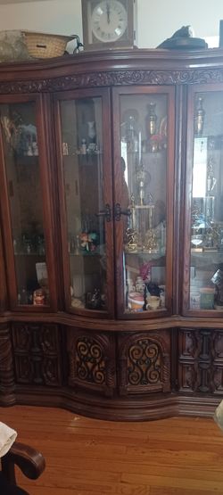 China Cabinet and Dinning Table