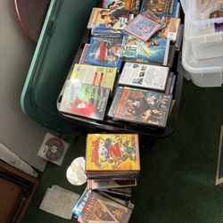 400+ Mix of DVDs And VHS Movies
