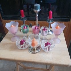 11 Candles And Holders