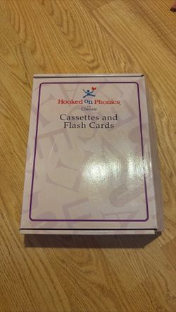 Vintage Hooked on Phonics Classic Cassette & Flash Card Set – Complete