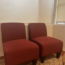 Modern Elegant Side Chairs  (2)