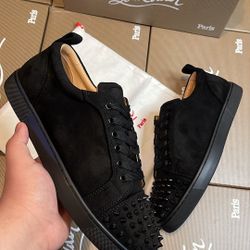  Christian Louboutin Jr Spikes Red Bottoms Sizes 8,9,10,10.5,11