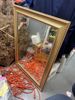 Gold Framed Wall Mirror