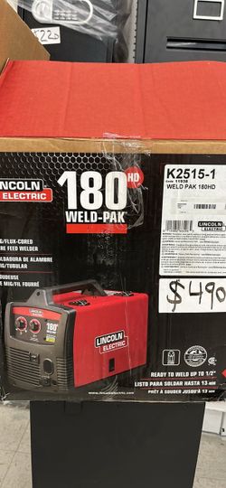 Lincoln electric 180 weld-pak corded wire feed welder
