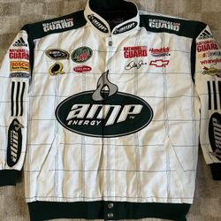 Vintage Chase Authentics NASCAR Dale Earnhardt Jr AMP Energy Racing Jacket Sz XL