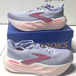 Brooks Glycerin Max Women's Sneakers Mesh Blue Heron Diva Pink White (Size 9.5 Women’s)