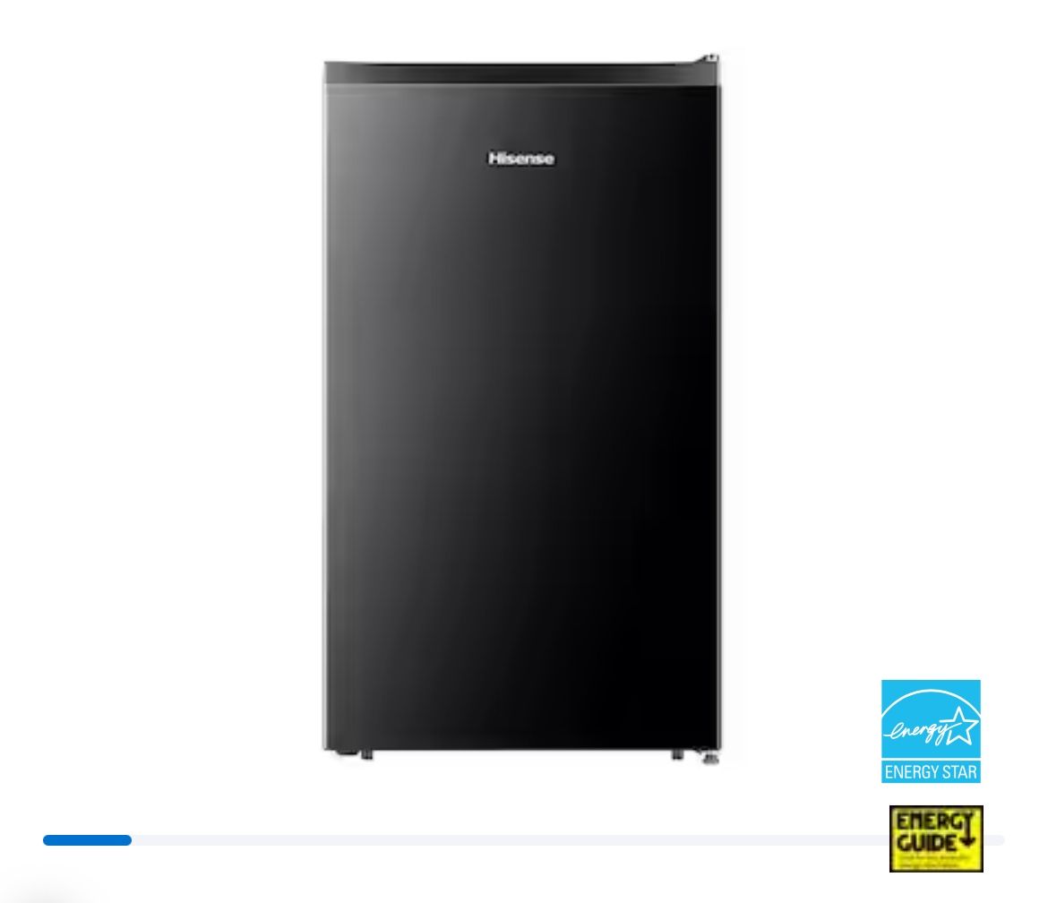 Hisense Mini Fridge Hisense 3.3-cu ft Mini Fridge ( Black ) ENERGY STAR