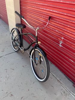 Black Beach Cruiser Bicycle