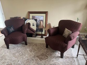 Two accent chairs