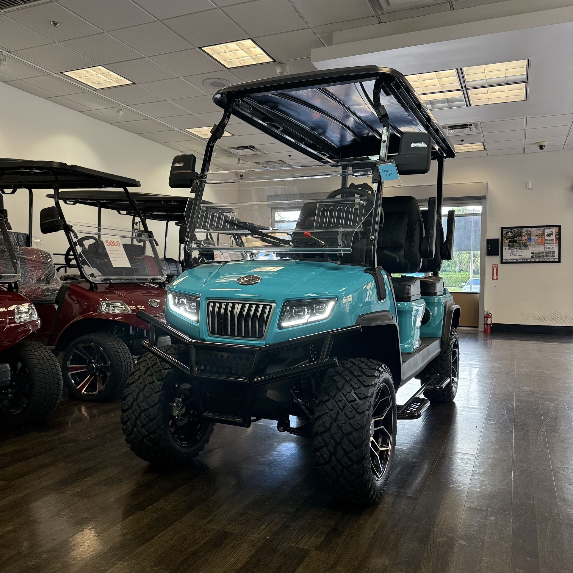New Lifted Lithium Golf Cart For Sale