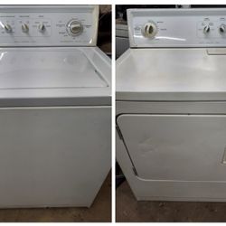 KENMORE SET TOP LOADER WASHER AND 220V ELECTRIC DRYER 