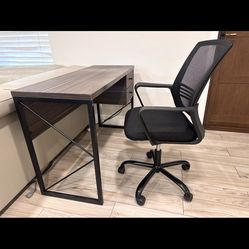 OFFICE DESK AND CHAIR