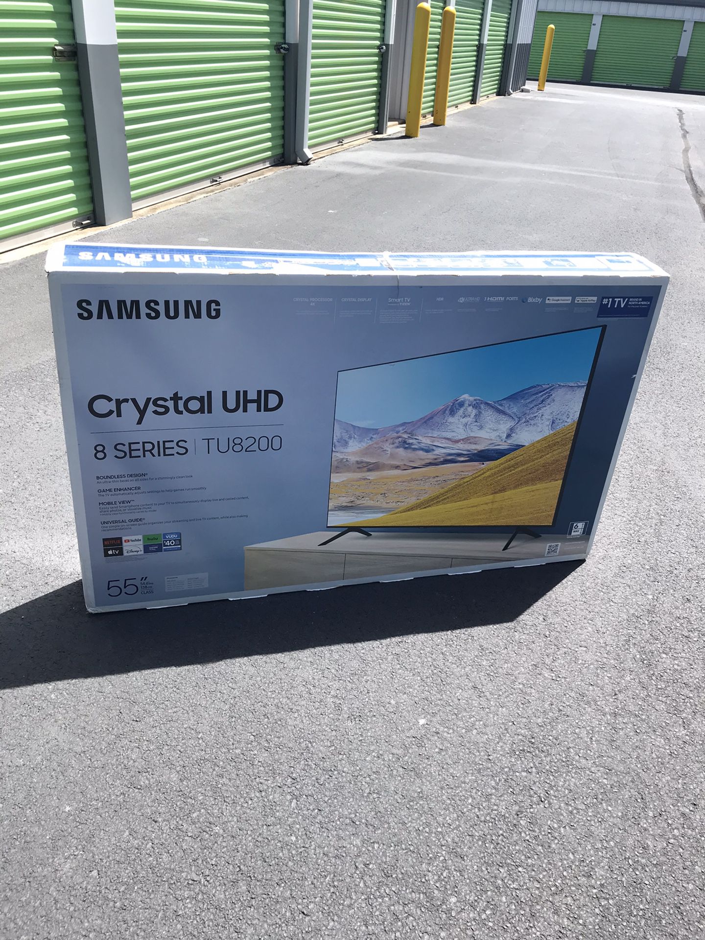 *55” In. 8 Series 2020 Model Samsung 4K Smart TV W/Bluetooth Capability & Wall Mount* -Firm Price, Non-Negotiable*