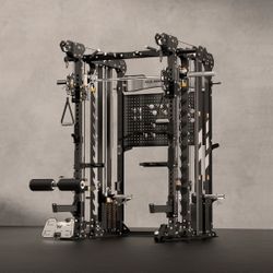 Free Local Delivery- Assembly Available- Major Fitness B17 FLYING FORTRESS Squat Rack Power Cage Functional Trainer with Smith Machine 