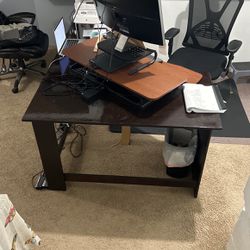 L- Shaped Desk with Sit Stand 