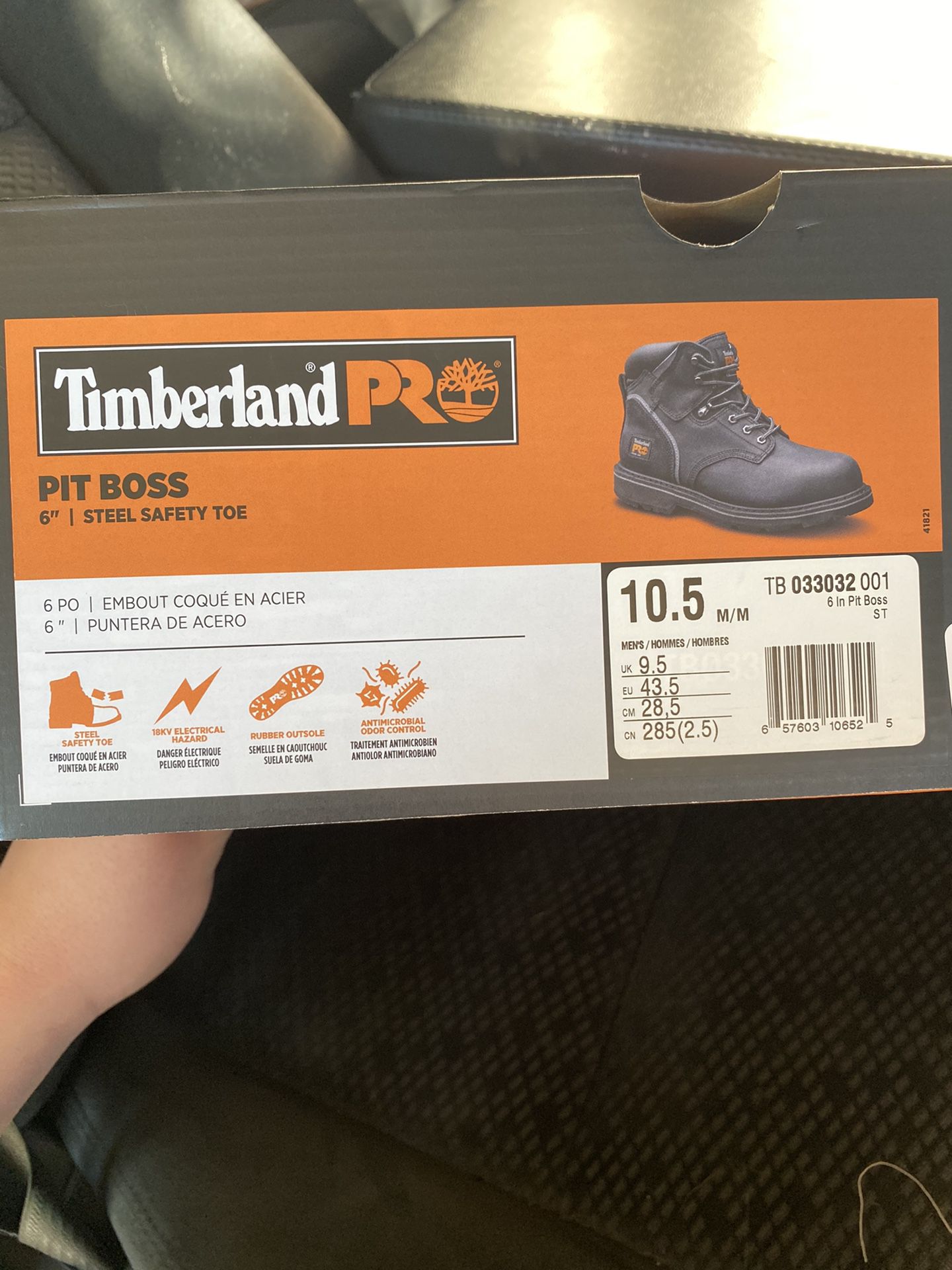 Timberland Pro Pit Boss 10.5