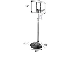  NEW Portable Basketball Hoop Stand