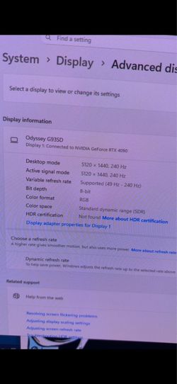 Samsung G9 OLED 49 inch monitor