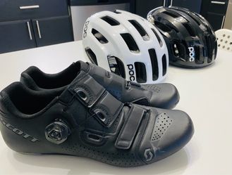 Cycling Helmets & Shoes (Read Description)